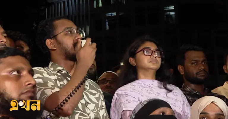 বিক্ষোভ কর্মসূচিতে এনসিপির নেতারা